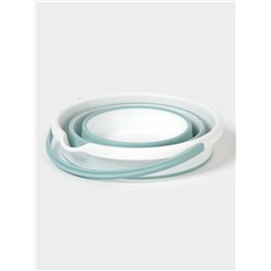 Ведро складное «Флекс», 10 л, 32×34×26 см, морская волна