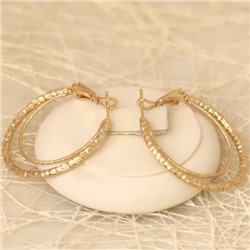 Серьги позолота  H01-8153