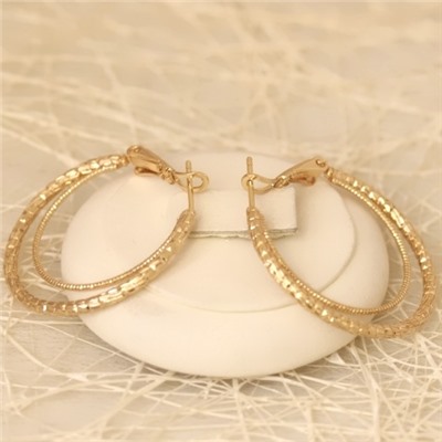 Серьги позолота  H01-8153