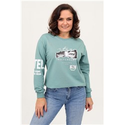 Свитшот женский 88515 (Оливковый)