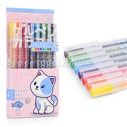 Набор гелевых ручек "Colors. Kawaii animals" 0.5 мм, 8 цветов