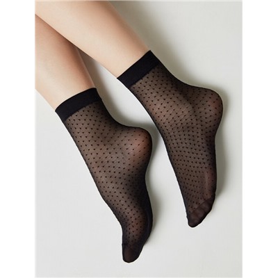 Полиамидные CONTE FANTASY 20 Носки в горошек