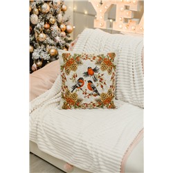 Наволочка 45х45 Три снегиря