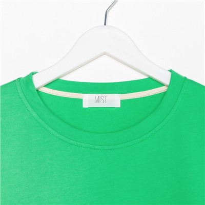 Костюм женский (толстовка, шорты) MIST, размер 40-42, зелёный