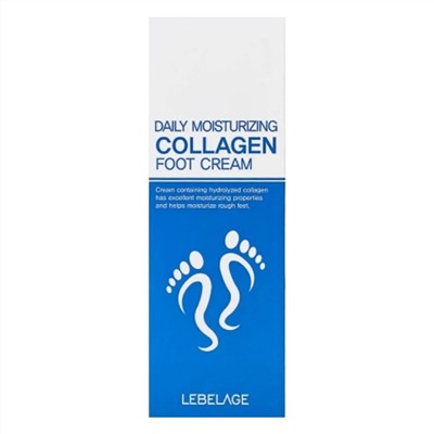 Lebelage Увлажняющий крем для ног с коллагеном / Daily Moisturizing Collagen Foot, 100 мл 27770