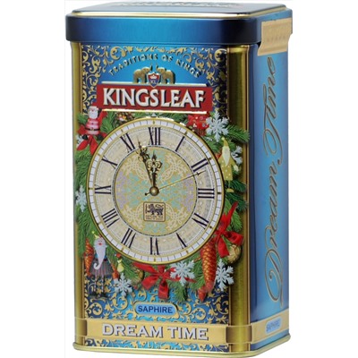 BASILUR. Новый год. KingsLeaf. Время мечты (сапфир) 75 гр. жест.банка