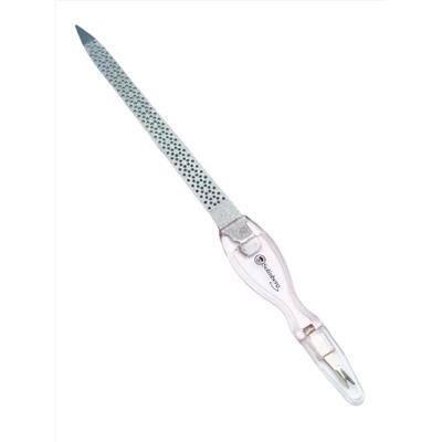 Solinberg Металлическая пилка для ногтей с алмазным покрытием и триммером 231-810730, 18,5 см 27730