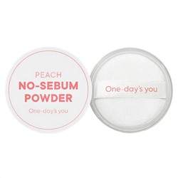 One-day's You Себорегулирующая пудра для лица с матирующим эффектом / Peach No-sebum Powder, персиковый, 4 г 25152