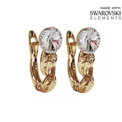 Серьги с кристаллами Swarovski