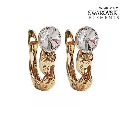 Серьги с кристаллами Swarovski