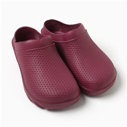 Галоши - сабо, размер 36-37, бордовые