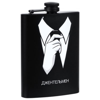 Фляжка «Джентельмен», нержавеющая сталь, 240 мл, 8 oz