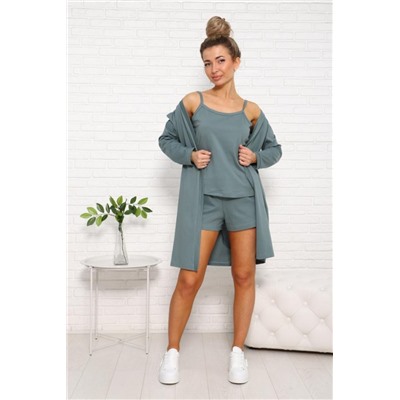 1055 Костюм тройка (Хаки)