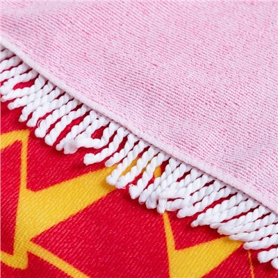 Полотенце пляжное Этель «Поймай волну», d=150 см