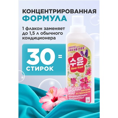Кондиционер-концентрат для белья «Нероли и гибискус» Soo-Yun