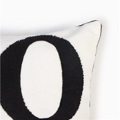 Наволочка декоративная «Этель. Home» Бохо, 45×45 см, чёрная