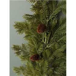 Ветка искусственная Елка с шишками 64 см / SD8206 /уп 100/500/Новый год