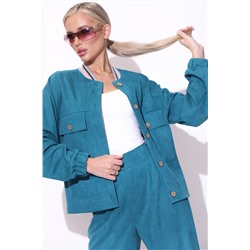 Бомбер (вельвет/бирюза)