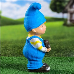 Садовая фигура из полистоуна «Мальчик с лейкой», 12×13×33 см