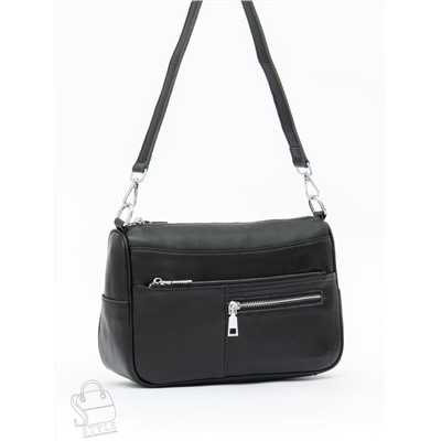 Сумка женская кожаная 2041-9NN black Natale Navetta
