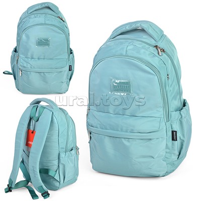 Рюкзак "Modern Concept Soft" подростковый 42x31x20 см (18 л) 500 г, текстильный, 1 отделение на молнии с уплотненным отделением для ноутбука до 15 дюймов и книг, мятный
