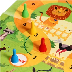 Настольная игра «Веселые ходилки», 4 в 1