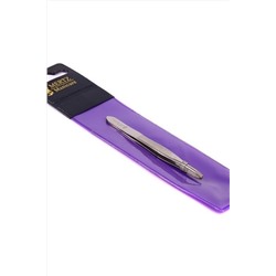 Mertz Пинцет косметический скошенный 212 N, серебристый, 8 см KRISTALLER, 1124368