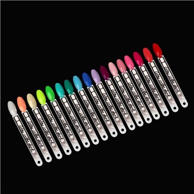 Гель лак для ногтей, люминесцентный, трехфазный, 8 мл, LED/UV, зелёный (24)