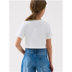 Фуфайка трикотажная для девочек (футболка)