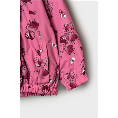 Куртка детская текстильная с полиуретановым покрытием для девочек (ветровка) PLAYTODAY, 1240061