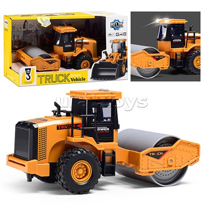 Машина "Каток 2" 1:43 (свет,звук)  в коробке