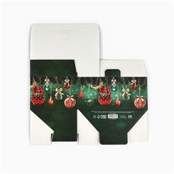 Коробка подарочная новогодняя складная «С Новым годом», 22×15×10 см