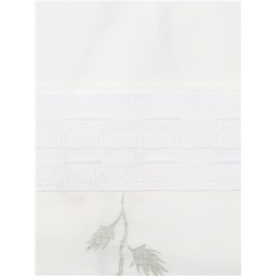 Шторы для кухни «Этель. Цветочек», 150×150 см - 2 шт., саржа 190 г/м², 100% хлопок