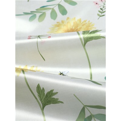 Скатерть «Доляна» Yellow flowers, размер 145×220 см