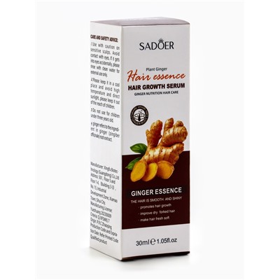 Сыворотка для кожи головы SADOER, против выпадения и для роста волос, 30 мл