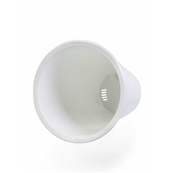 Кашпо для цветов «Валенсия», 2.8 л, d=17 см, h=20 см, пластик, цвет серый шёлк