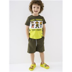 Комплект трикотажный для мальчиков: фуфайка (футболка), шорты