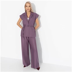 Брюки палаццо, Я не опаздываю, я эффектная (бордовые)