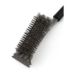 Щетка - скребок для чистки гриля Maclay, стальная, длина 45 см