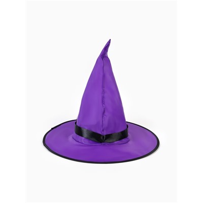 Карнавальный костюм детский «Ведьма с метлой»: юбка, шляпа, метла, р. 104-116