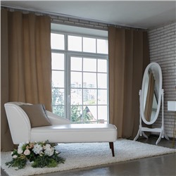 Штора портьерная «Этель», 220×280 см, английский стиль серая