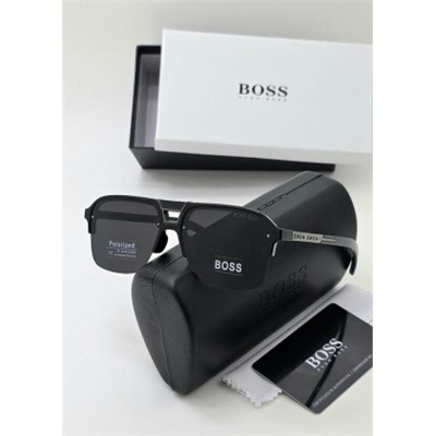 Набор мужские солнцезащитные очки, коробка, чехол + салфетки #22892885