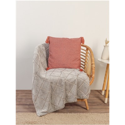 Наволочка декоративная SL Home «Пинелли», 43×43 см, розовая