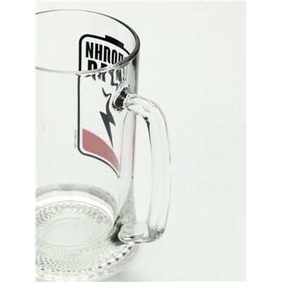 Кружка стеклянная пивная «Пополни заряд», 500 мл