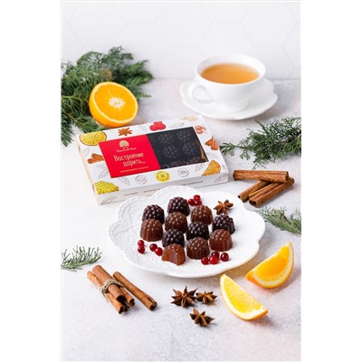 Мармелад "Настроение дарить" - без сахара /глинтвейн,апельсин,имбирь/ 210г / ТМ Сибирский кедр