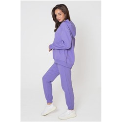 Брюки на манжете футер (Лиловый)