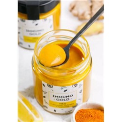 Мед ImmunoGold c куркумой, имбирем и лимоном / Cedar Immuno / 200 г / Сибирский кедр