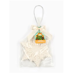 Леденец в форме снежинки, со вкусом пломбира «Желаю счастья», 50 г