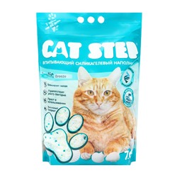 Наполнитель впитывающий силикагелевый Arctic Breeze, 7.6 л, CAT STEP