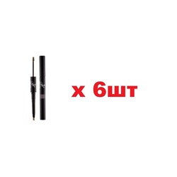 FFleur BME17 Моделирующая тушь и карандаш для бровей Brow Sculpt Mascara Pencil Art Medium 6шт